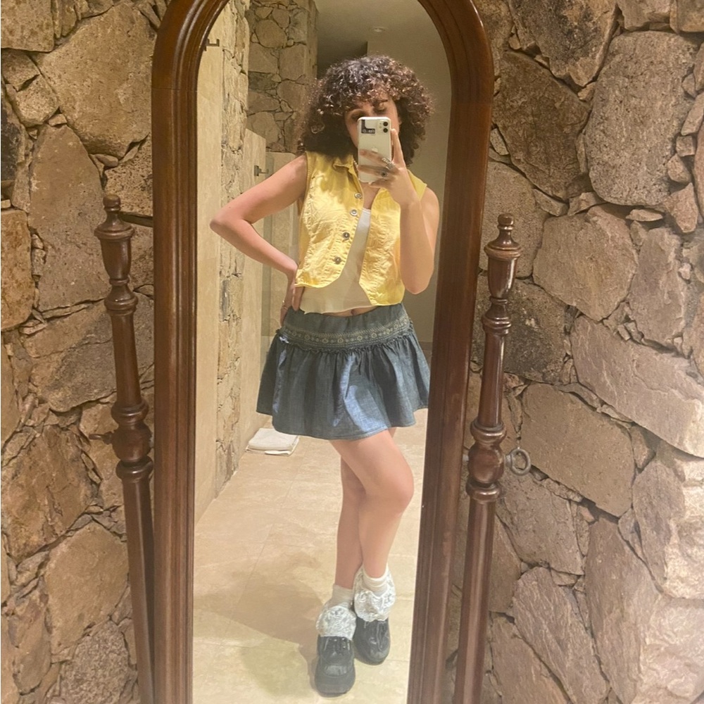 Old Navy Blue Mini Skirt